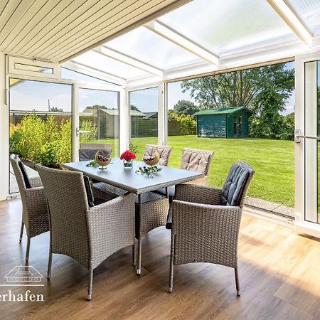 Landhaus Villa Suederhafen - Kleiner Luxus Nordstrand Exteriör bild