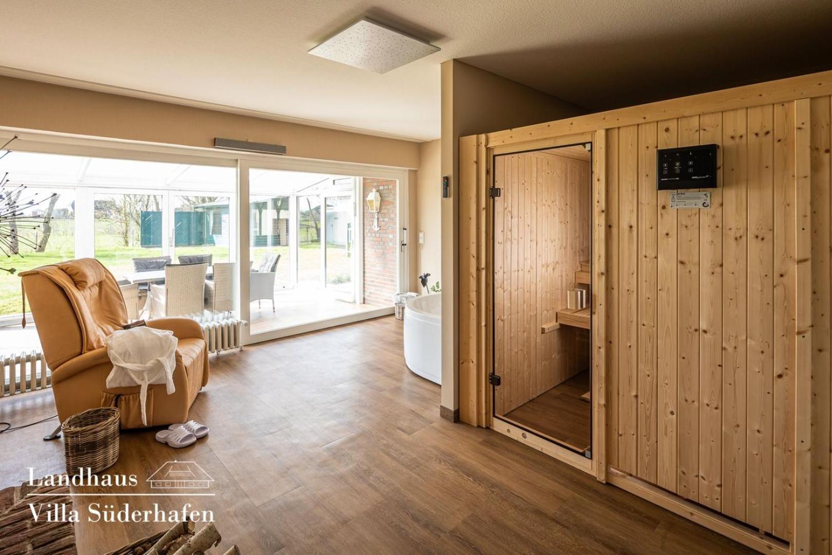Landhaus Villa Suederhafen - Kleiner Luxus Nordstrand Exteriör bild